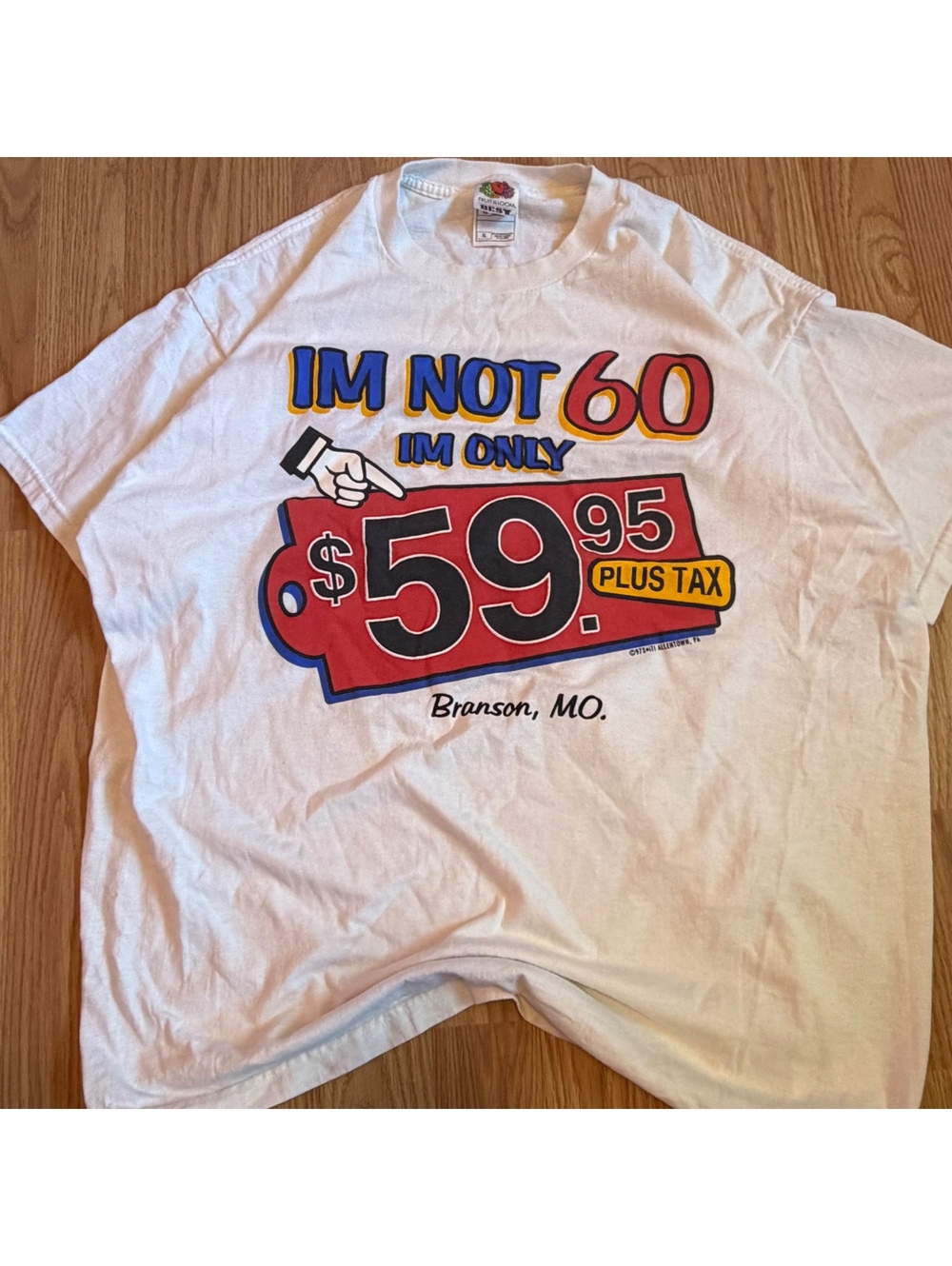 Vintage Branson Funny Graphic Tee Size XL